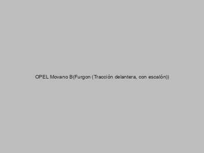 Kits electricos económicos para OPEL Movano B(Furgon (Tracción delantera, con escalón))